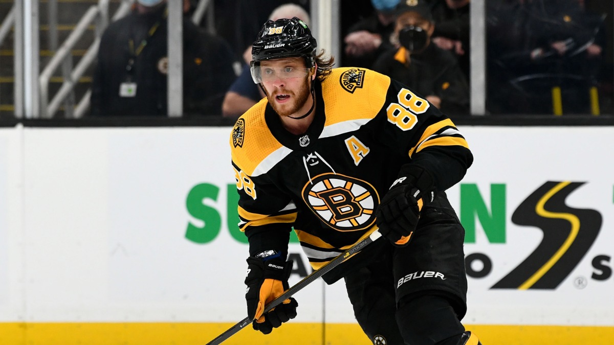 Boston Bruins forward David Pastrnak