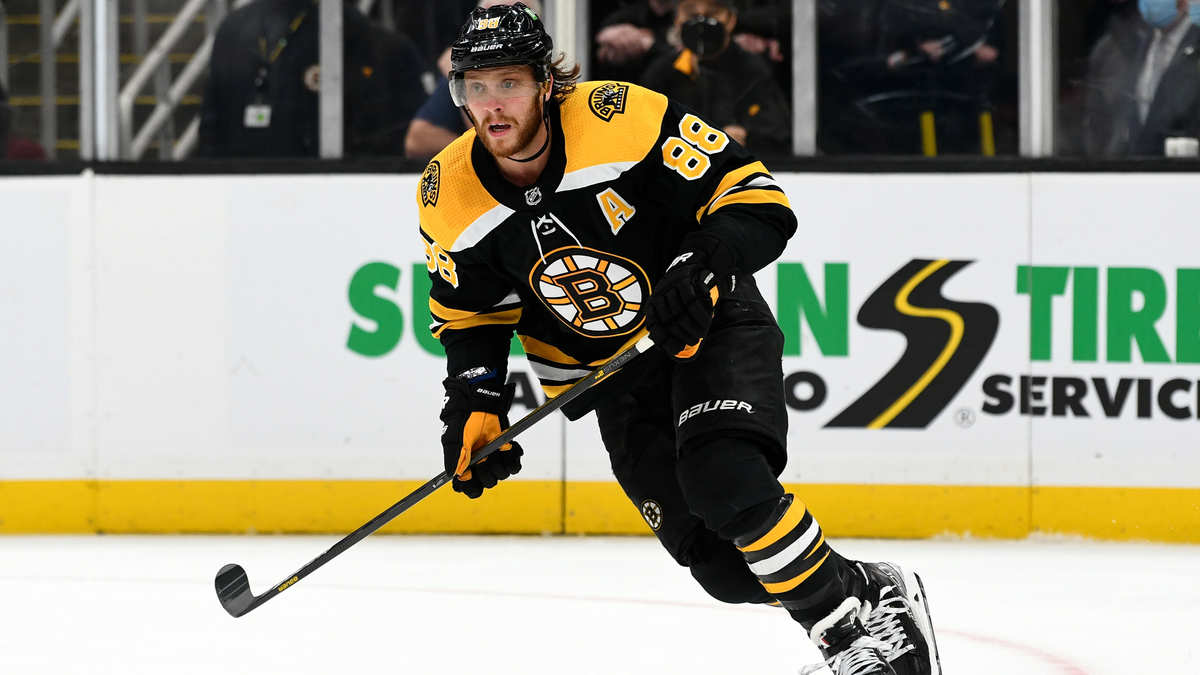 Boston Bruins forward David Pastrnak