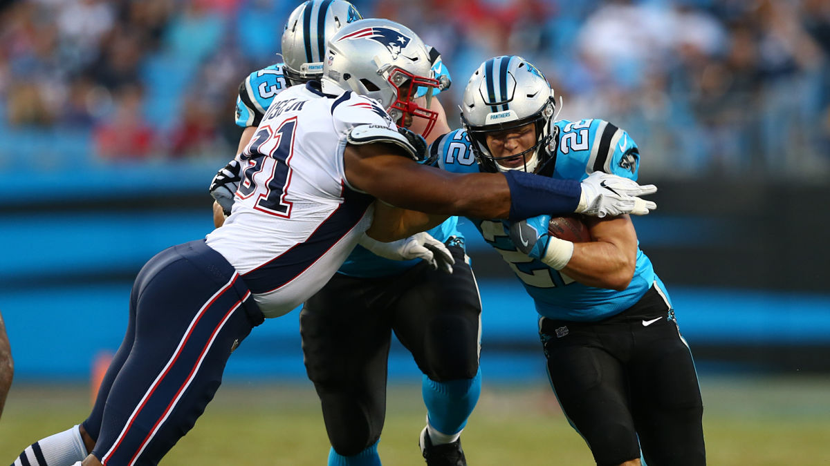 NFL players Deatrich Wise, Christian McCaffrey