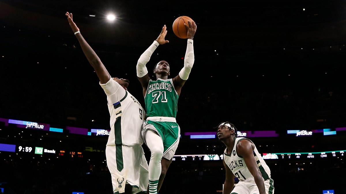 Boston Celtics guard Dennis Schroder