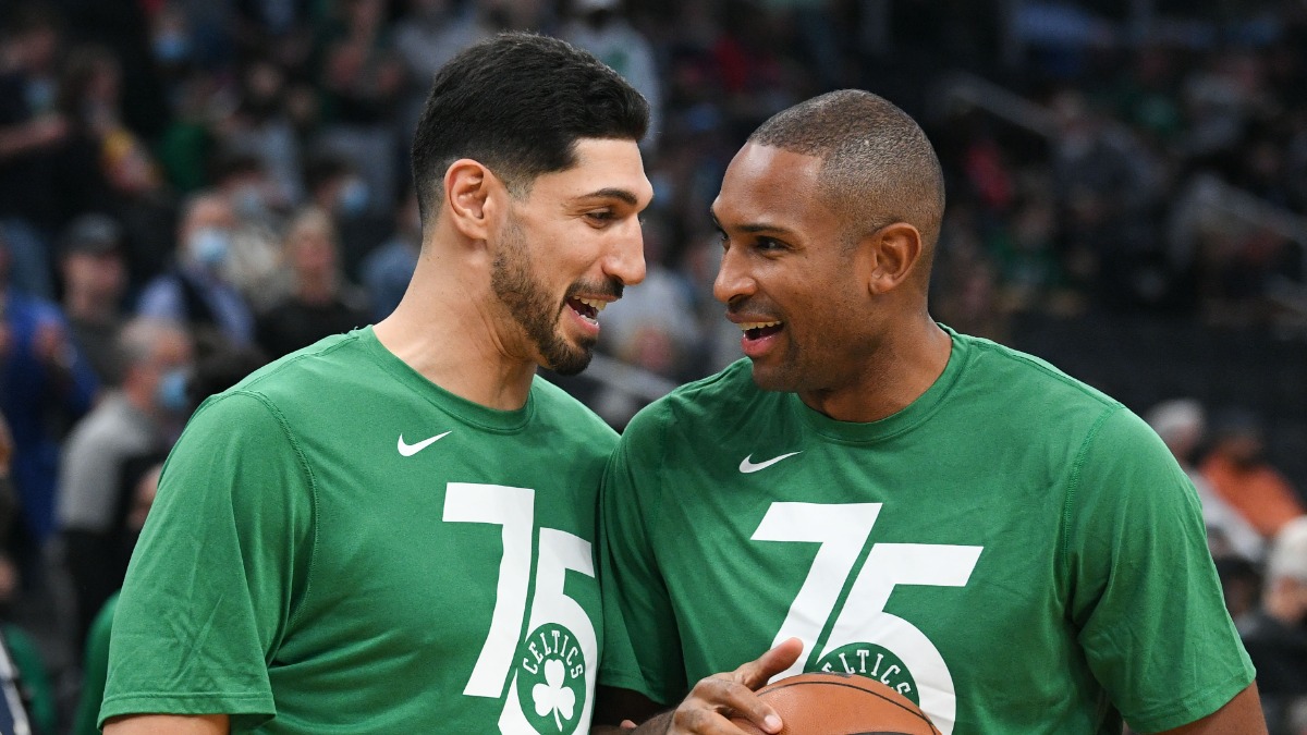 Boston Celtics center Enes Kanter, Al Horford