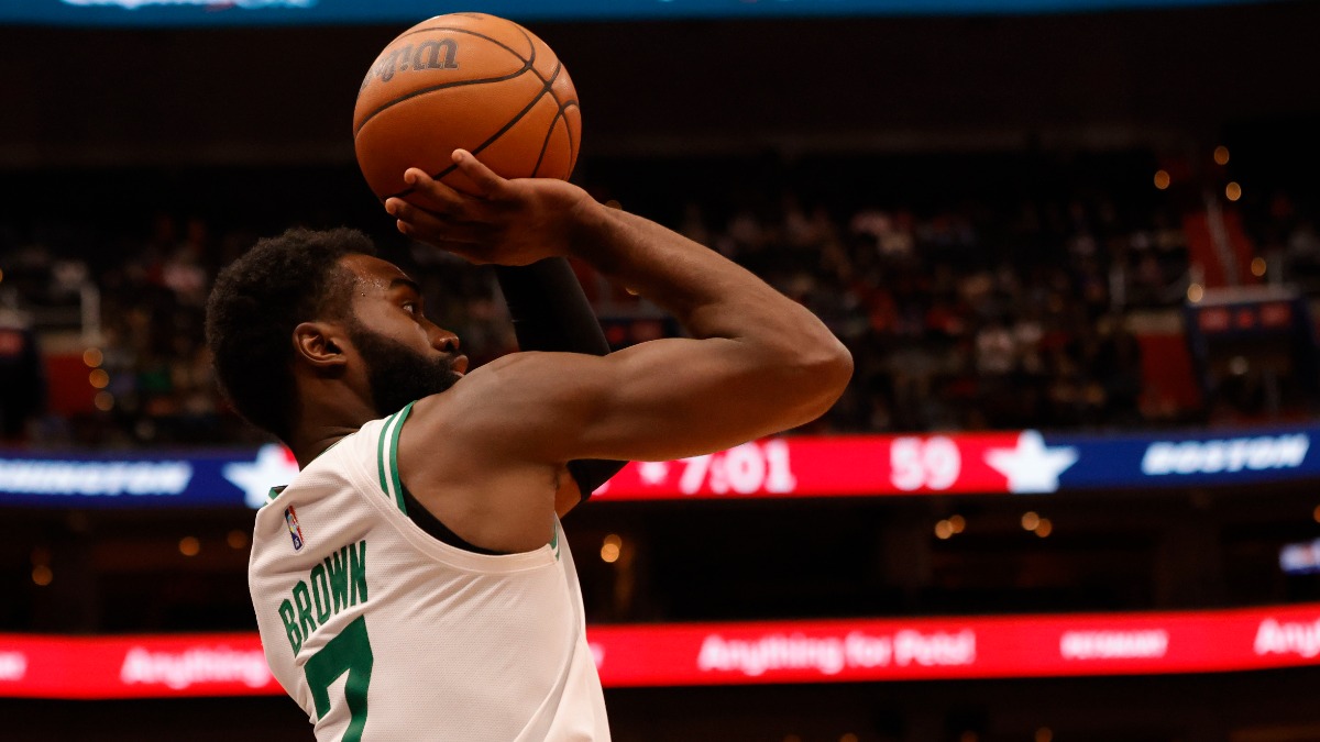 Boston Celtics guard Jaylen Brown