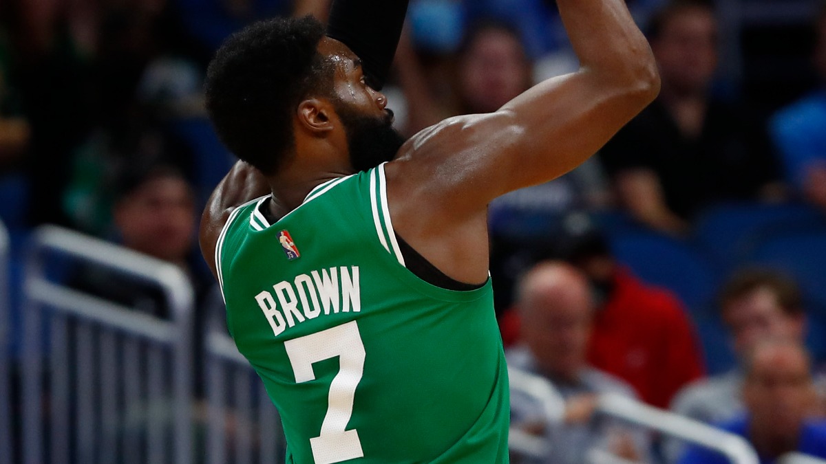 Boston Celtics guard Jaylen Brown