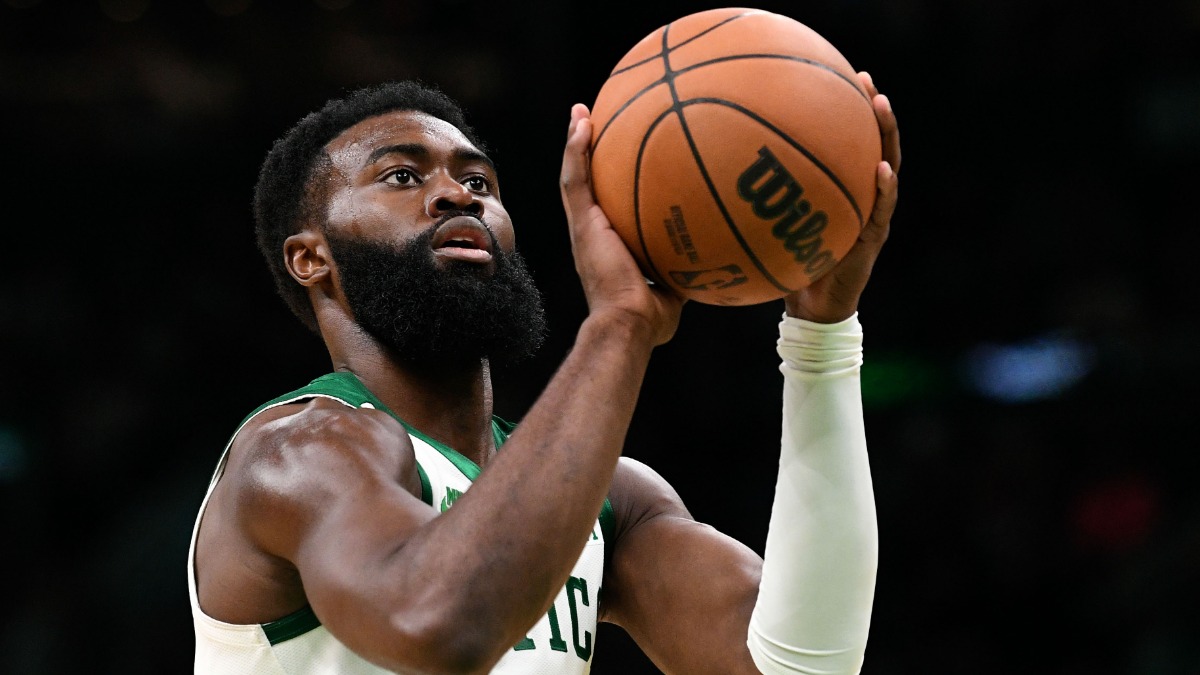 Boston Celtics guard Jaylen Brown