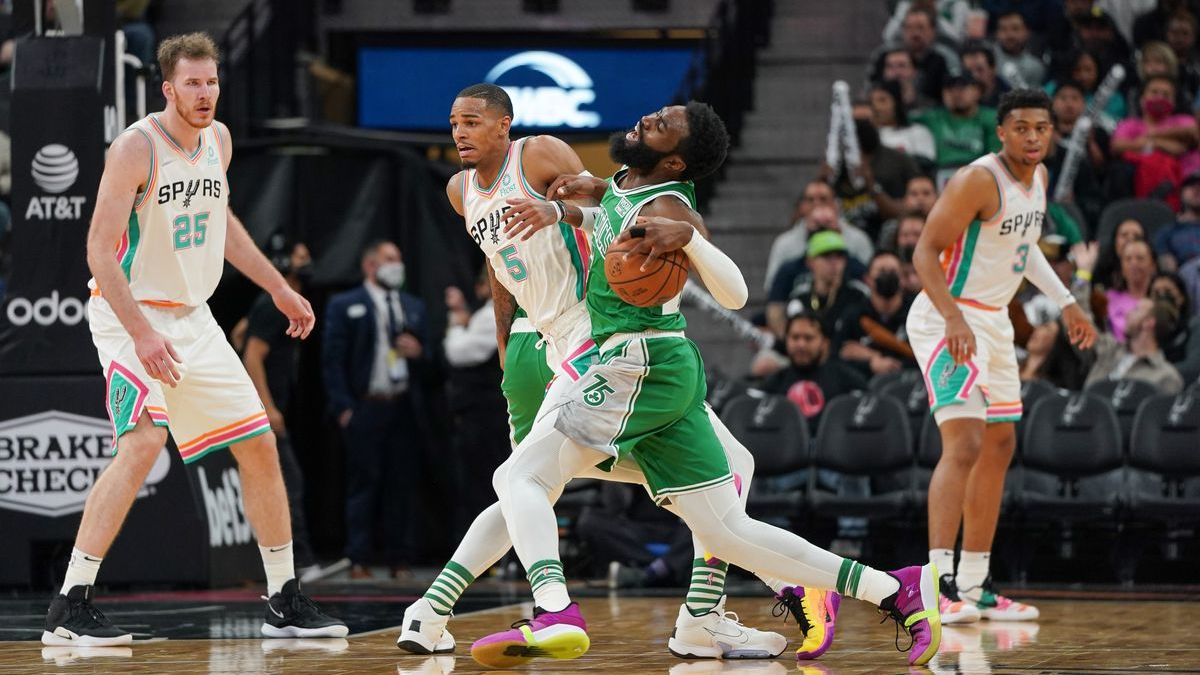 Boston Celtics guard Jaylen Brown