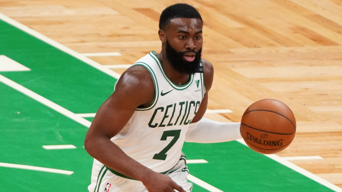 Boston Celtics guard Jaylen Brown