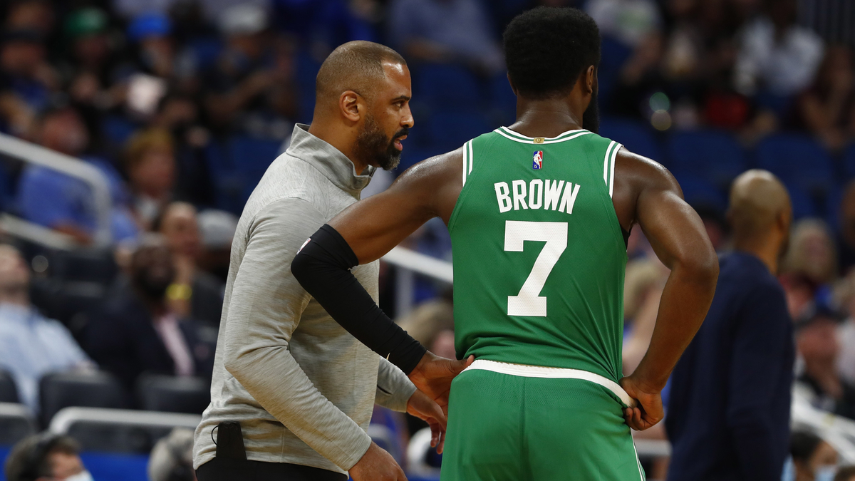 Boston Celtics guard Jaylen Brown