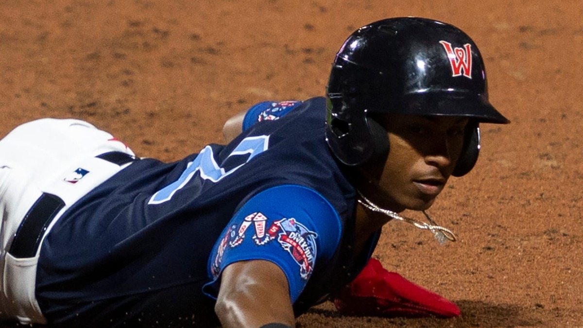 Worcester Red Sox infielder Jeter Downs