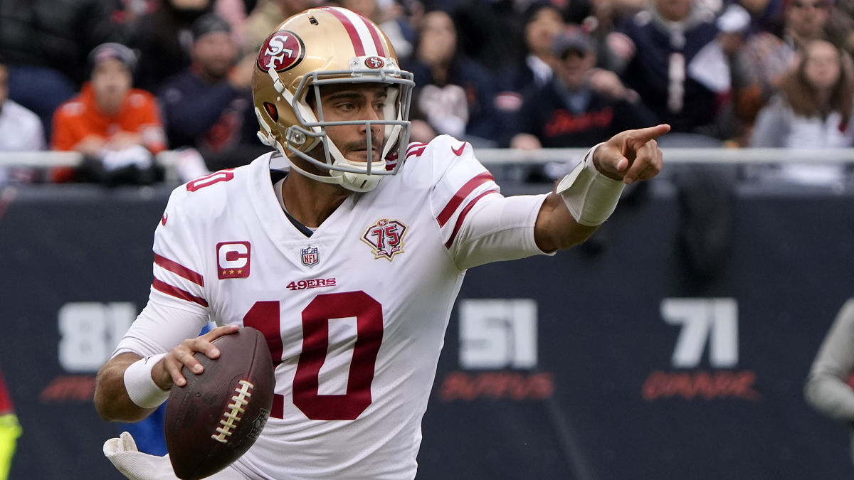 San Francisco 49ers quarterback Jimmy Garoppolo