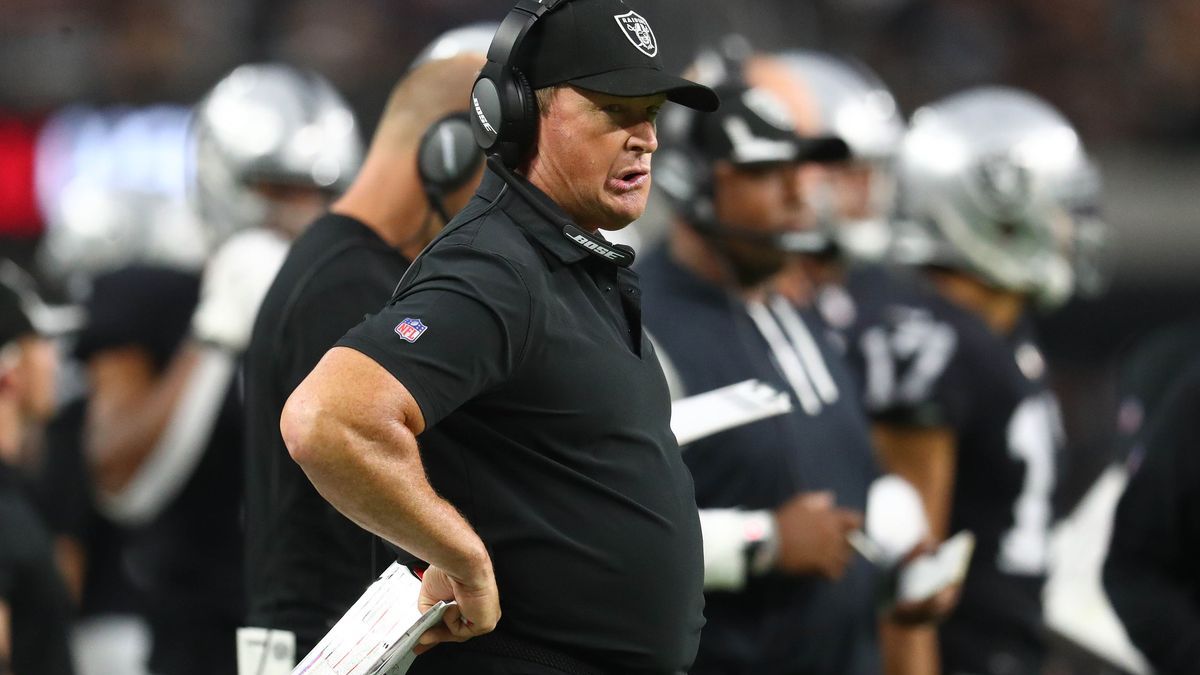 Ex-Las Vegas Raiders coach Jon Gruden