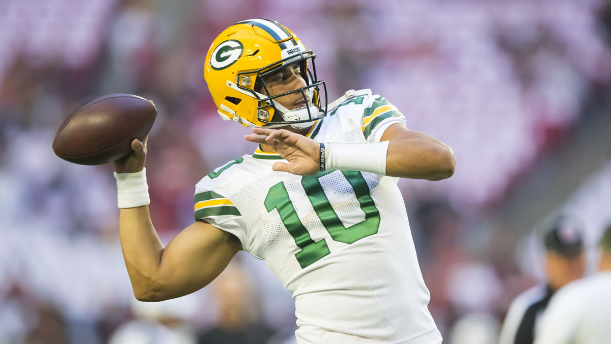 Green Bay Packers quarterback Jordan Love