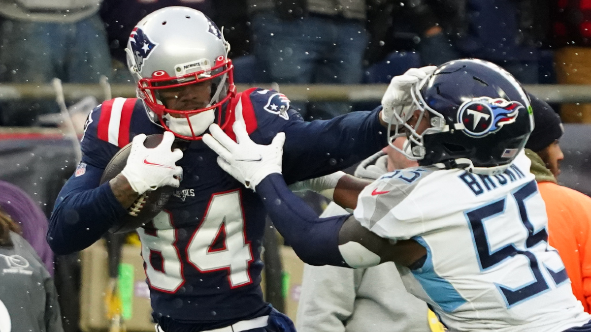 New England Patriots wide receiver Kendrick Bourne