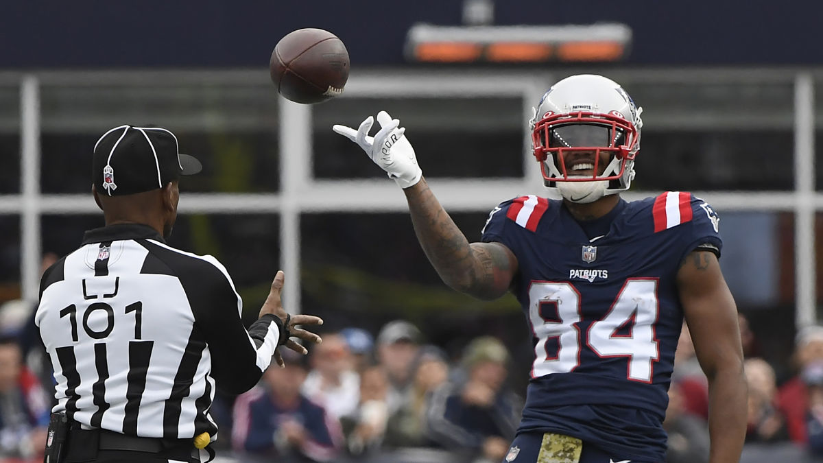 New England Patriots wide receiver Kendrick Bourne