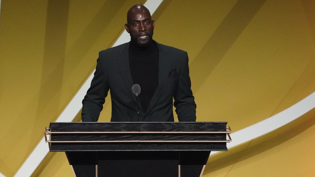 Former Boston Celtics forward Kevin Garnett
