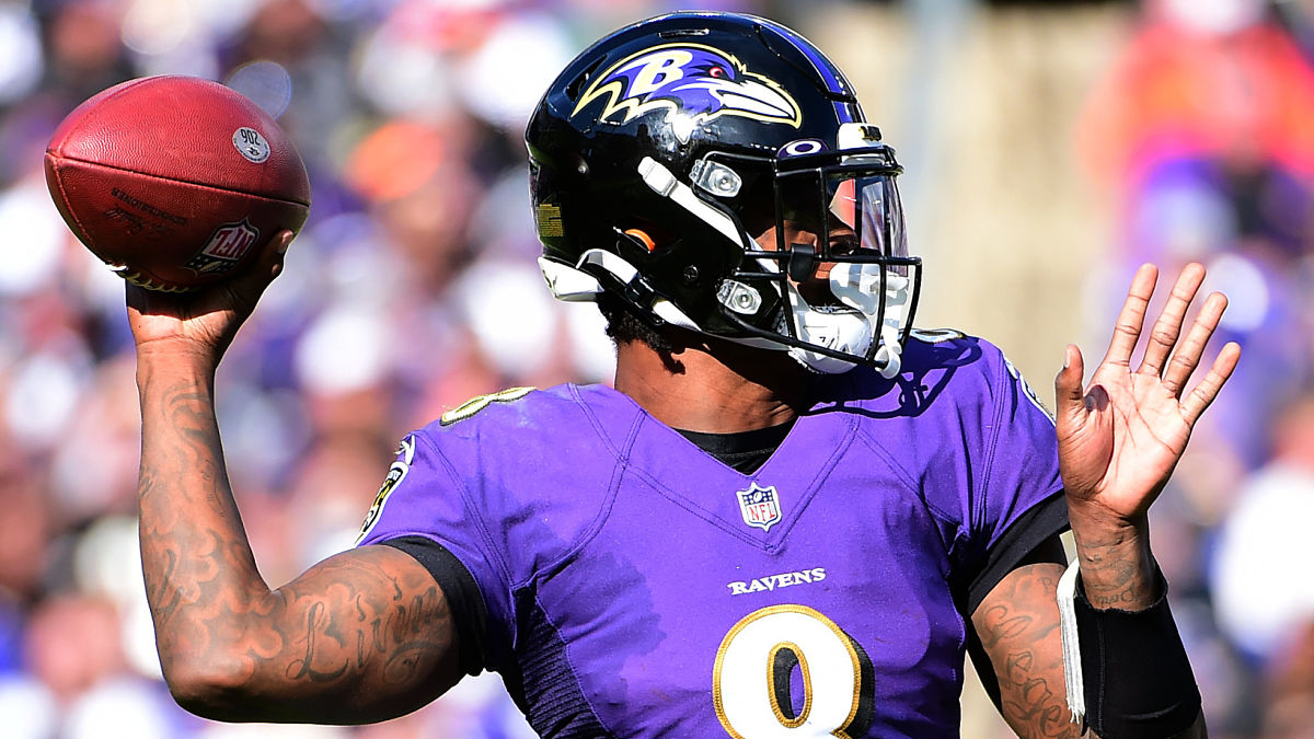 Baltimore Ravens quarterback Lamar Jackson
