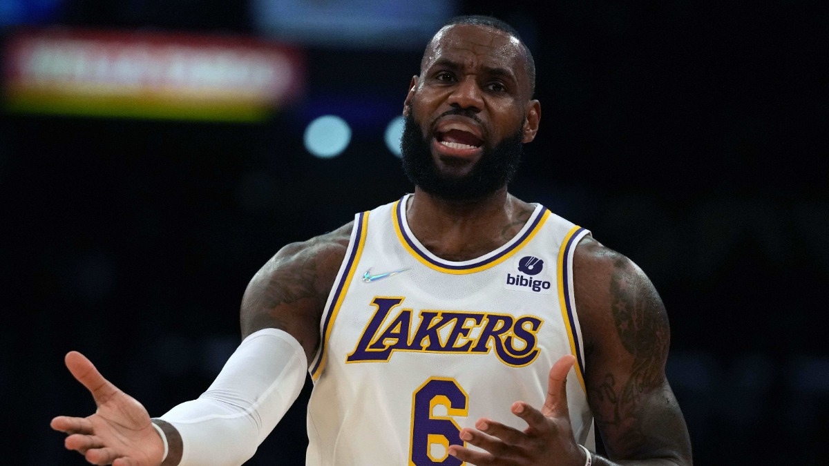 Los Angeles Lakers forward LeBron James