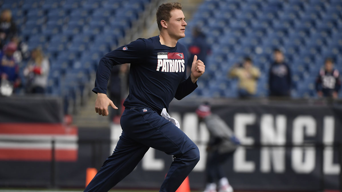 New England Patriots quarterback Mac Jones