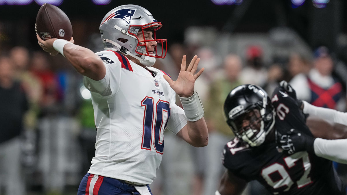 New England Patriots quarterback Mac Jones