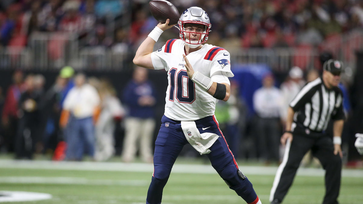New England Patriots quarterback Mac Jones