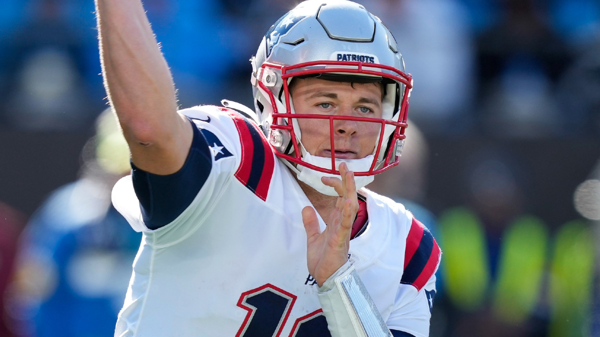 New England Patriots quarterback Mac Jones