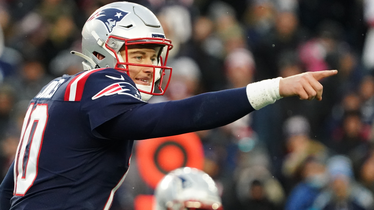 New England Patriots quarterback Mac Jones