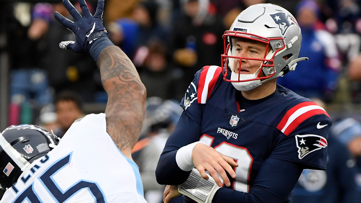 New England Patriots quarterback Mac Jones