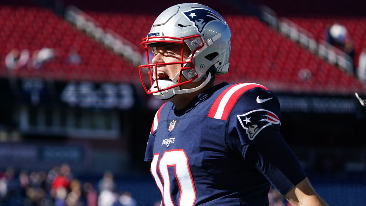 New England Patriots quarterback Mac Jones