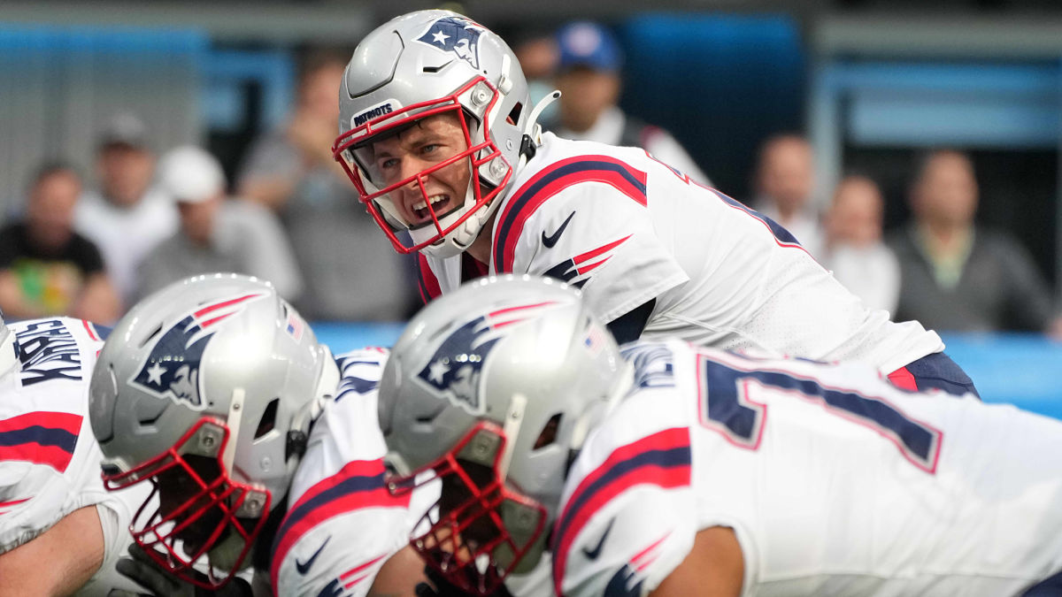 New England Patriots quarterback Mac Jones