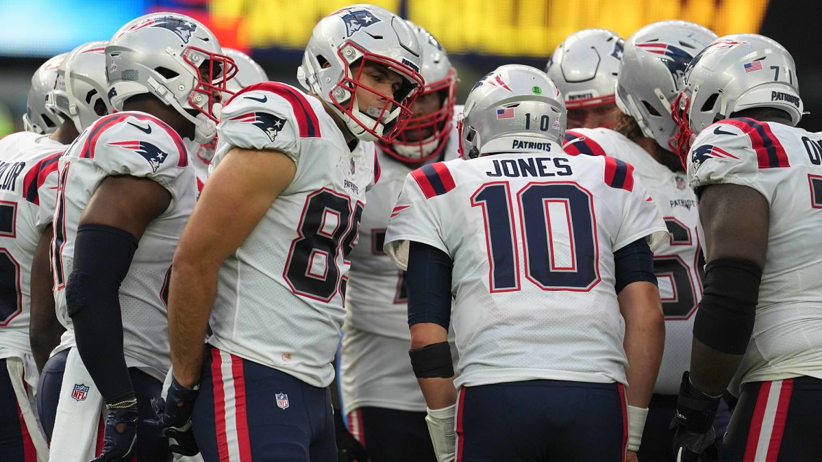 New England Patriots quarterback Mac Jones