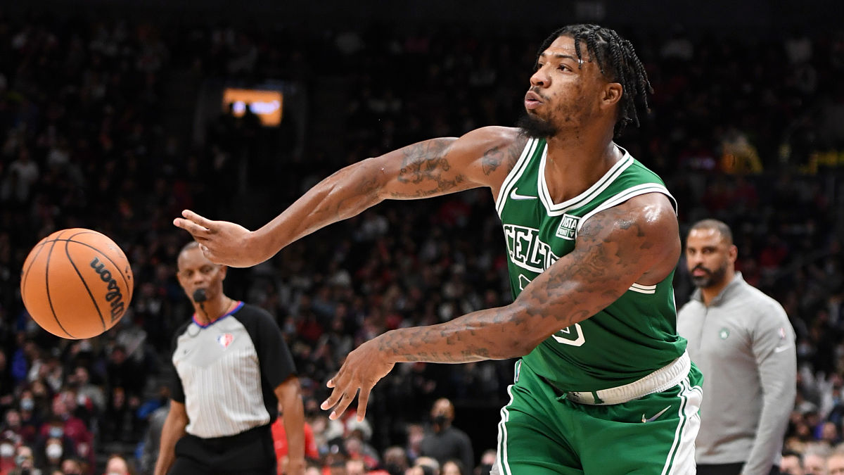 Boston Celtics point guard Marcus Smart