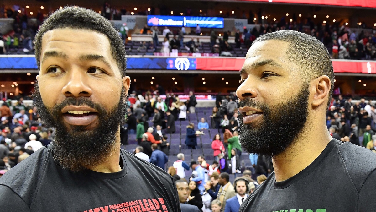 NBA forwards Markieff Morris, Marcus Morris