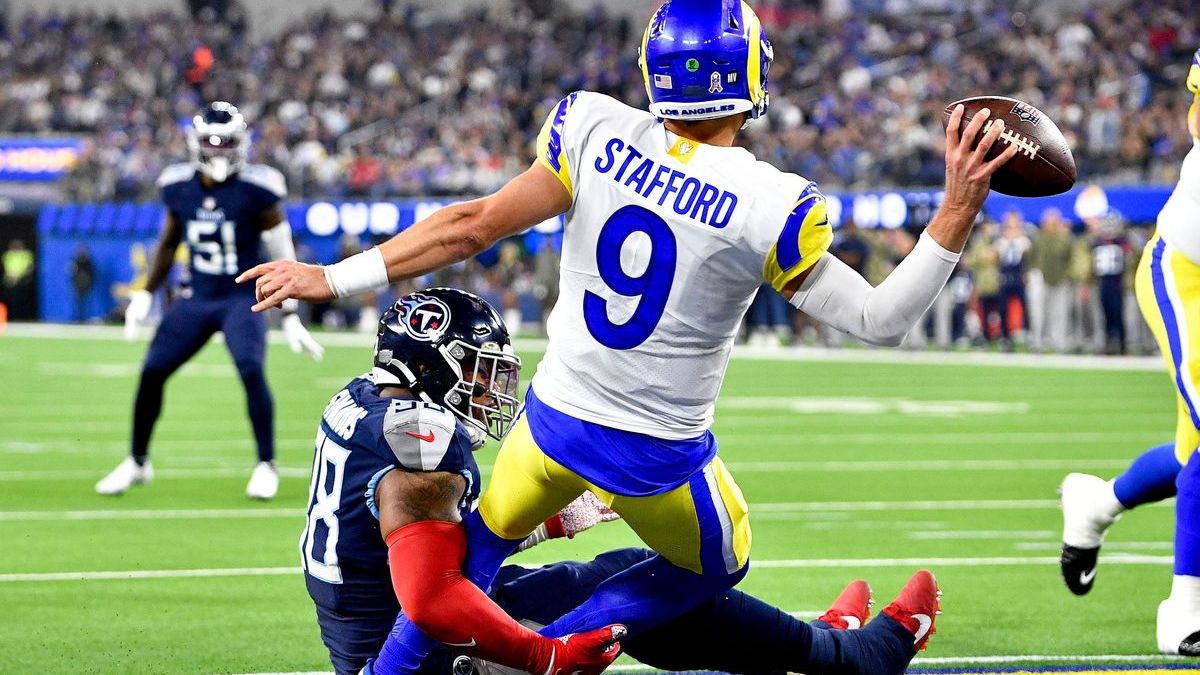 Los Angeles Rams quarterback Matthew Stafford