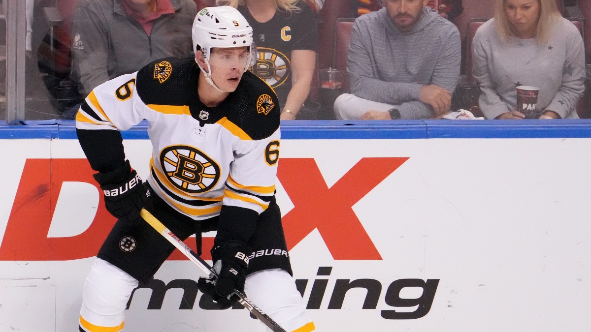 Boston Bruins defenseman Mike Reilly