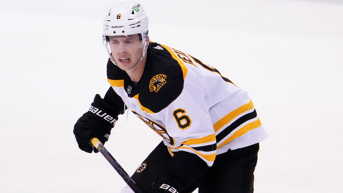 Boston Bruins defenseman Mike Reilly