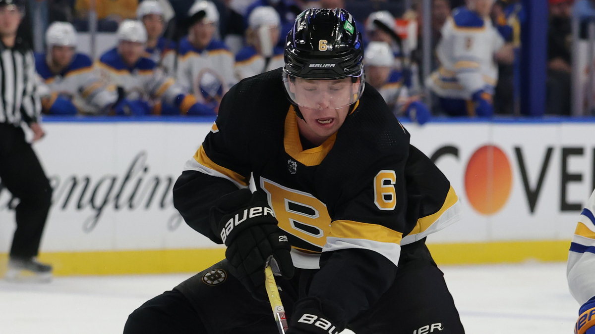 Boston Bruins defenseman Mike Reilly