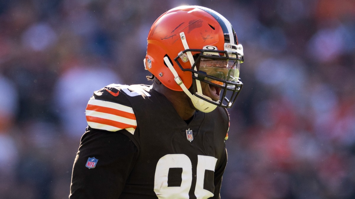 Cleveland Browns defensive end Myles Garrett