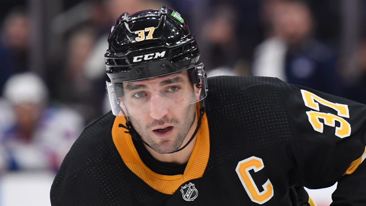 Boston Bruins center Patrice Bergeron