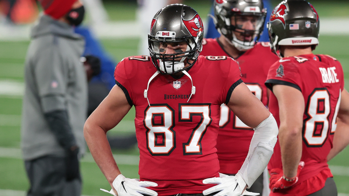 Tampa Bay Buccaneers tight end Rob Gronkowski