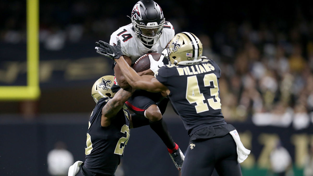 Atlanta Falcons wide receiver Russell Gage