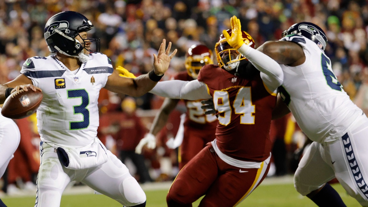 Seattle Seahawks quarterback Russell Wilson