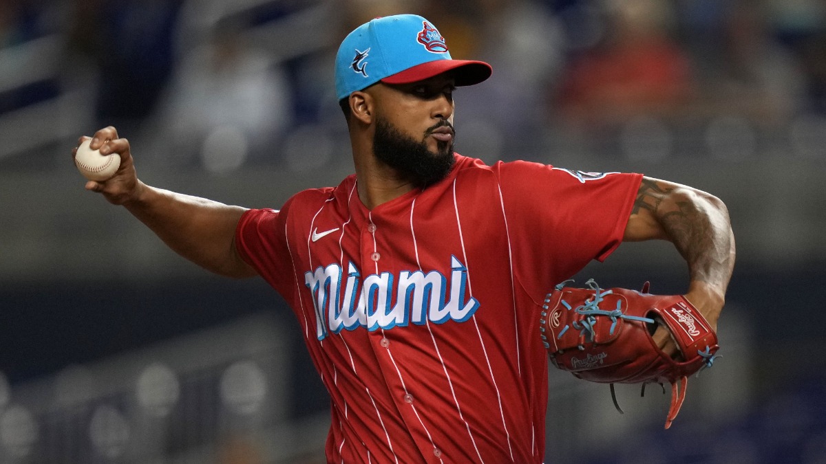 Miami Marlins pitcher Sandy Alcantara