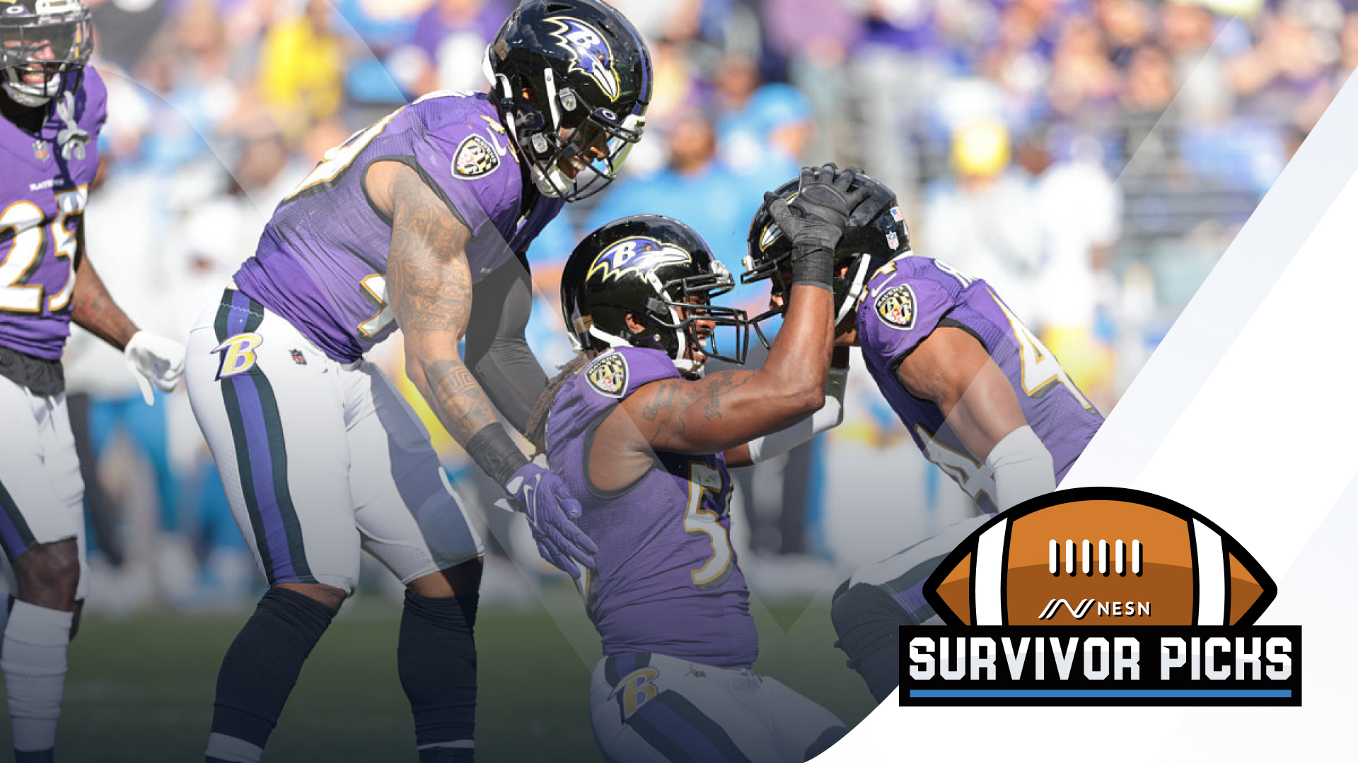 Baltimore Ravens linebacker Josh Bynes, cornerback Marlon Humphrey, linebacker Chris Board