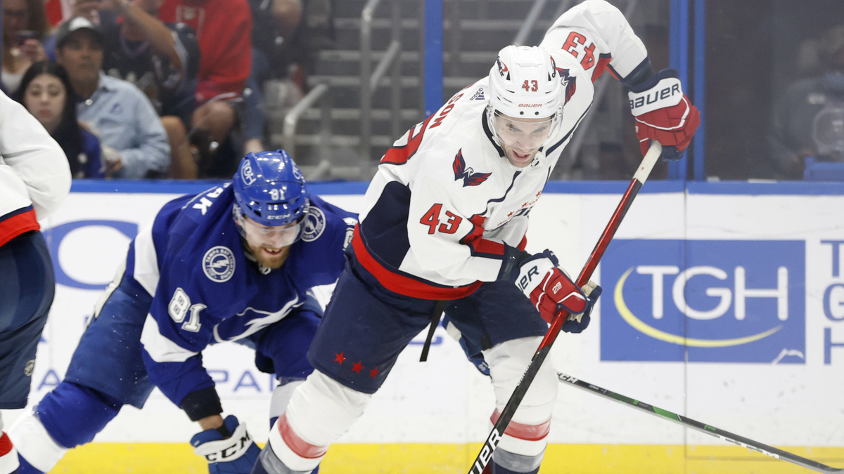 Washington Capitals winger Tom Wilson, Tampa Bay Lightning defenseman Tom Wilson
