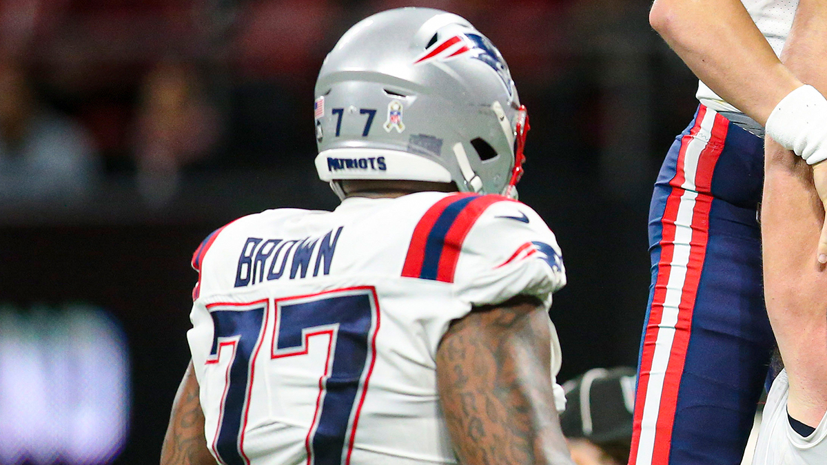 New England Patriots offensive lineman Trent Brown