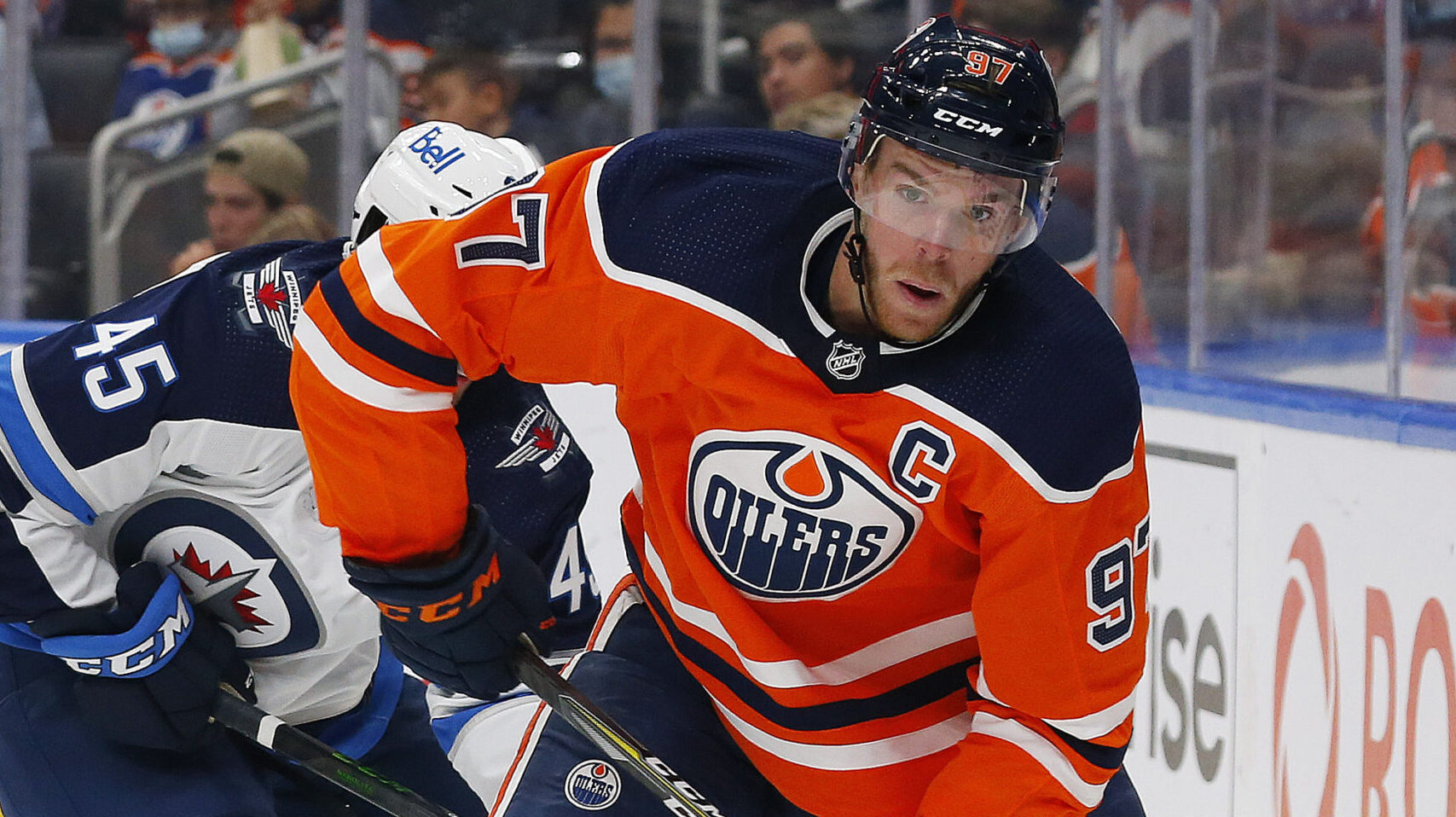 NHL: Winnipeg Jets at Edmonton Oilers