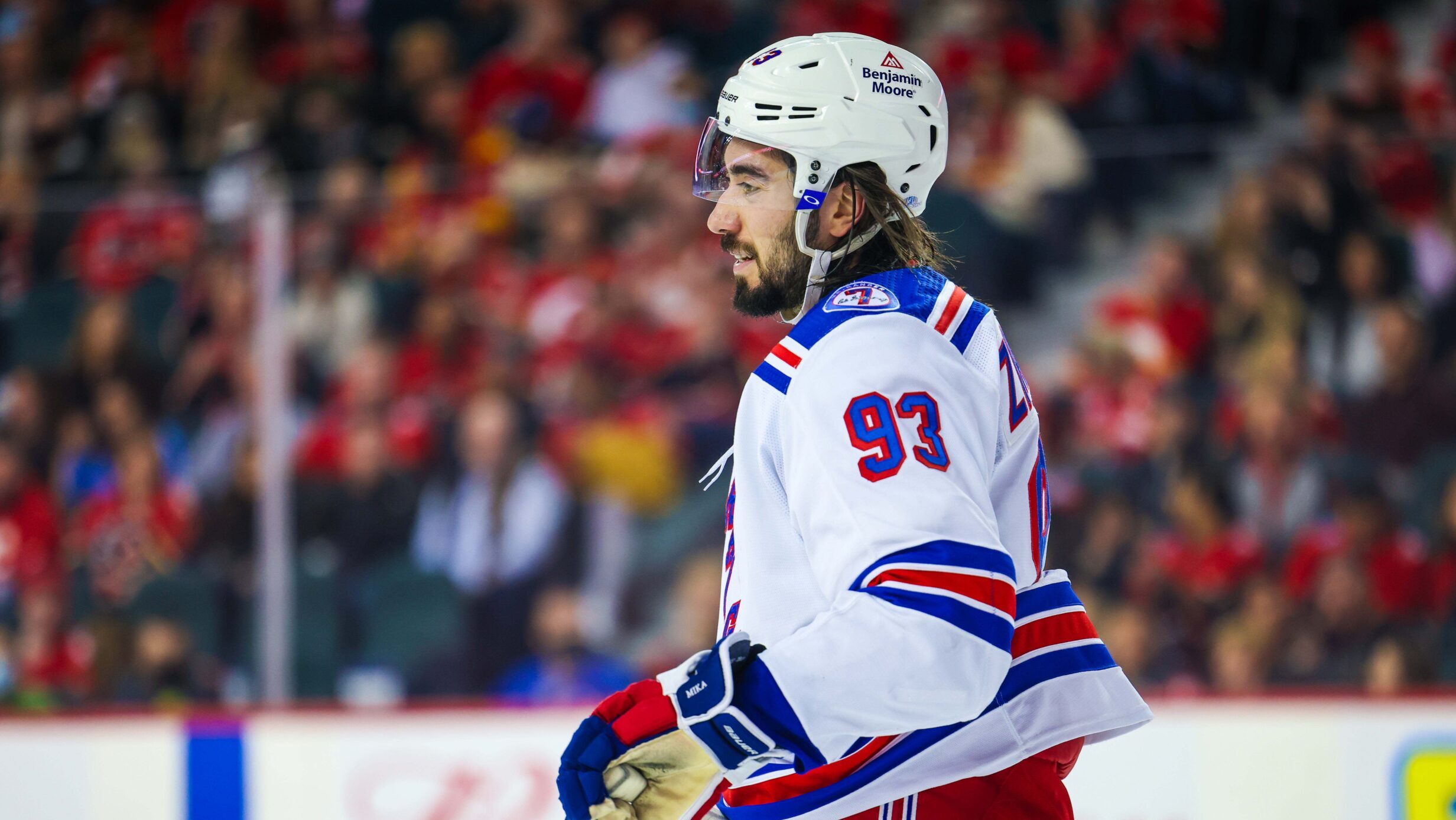 NHL: New York Rangers at Calgary Flames