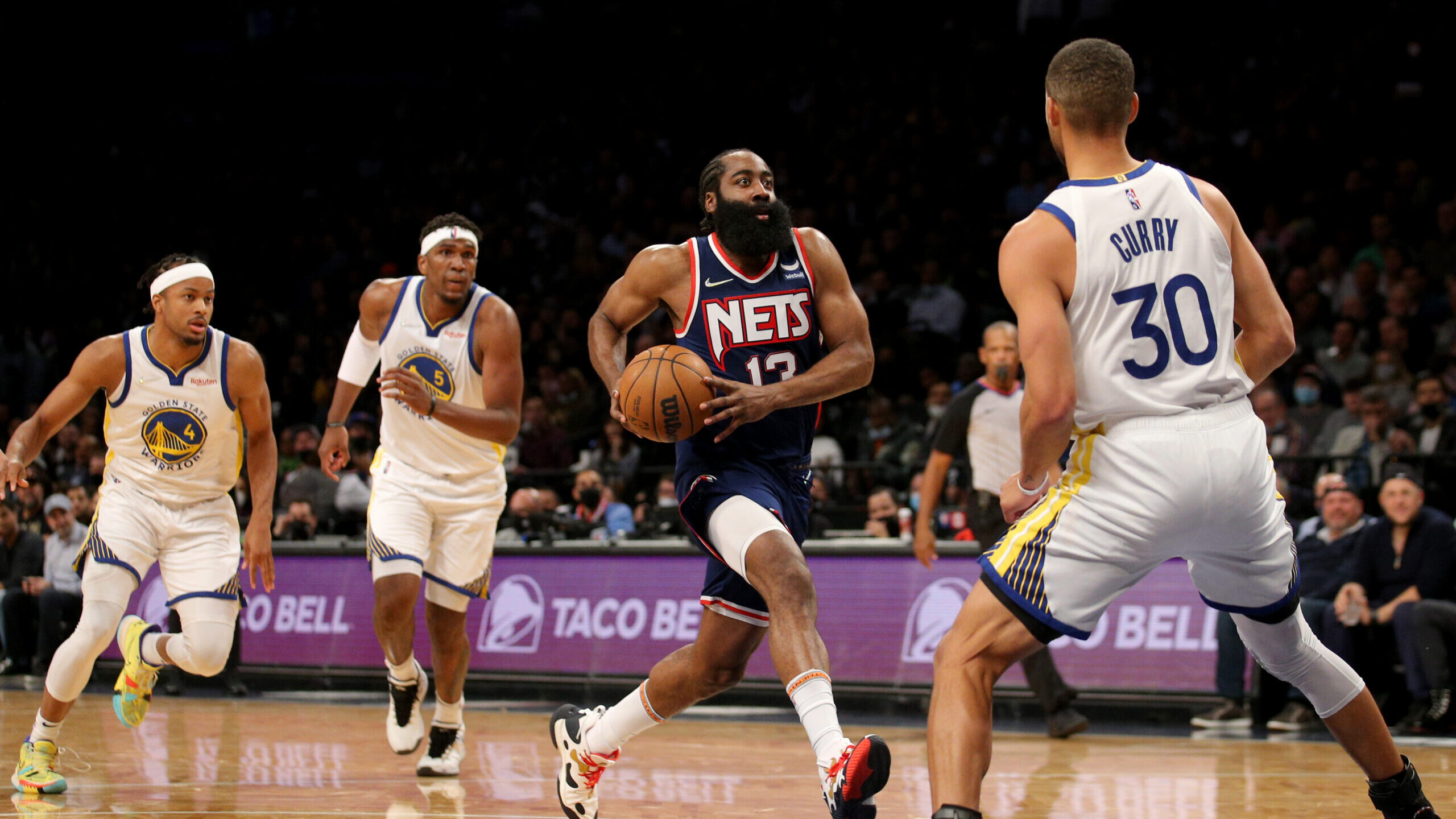 NBA: Golden State Warriors at Brooklyn Nets