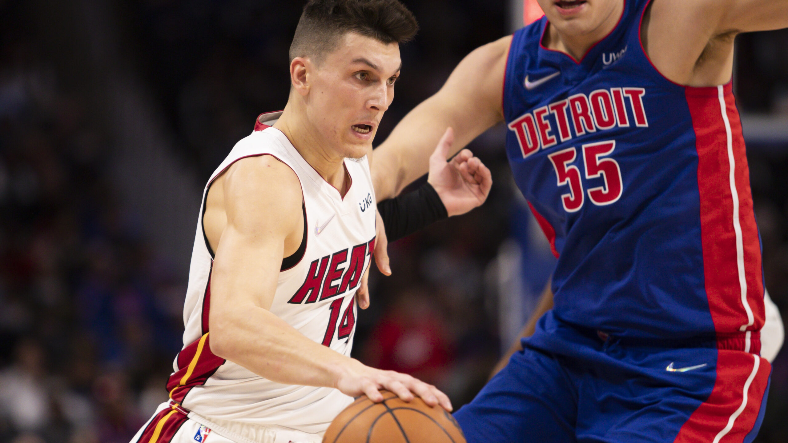 NBA: Miami Heat at Detroit Pistons