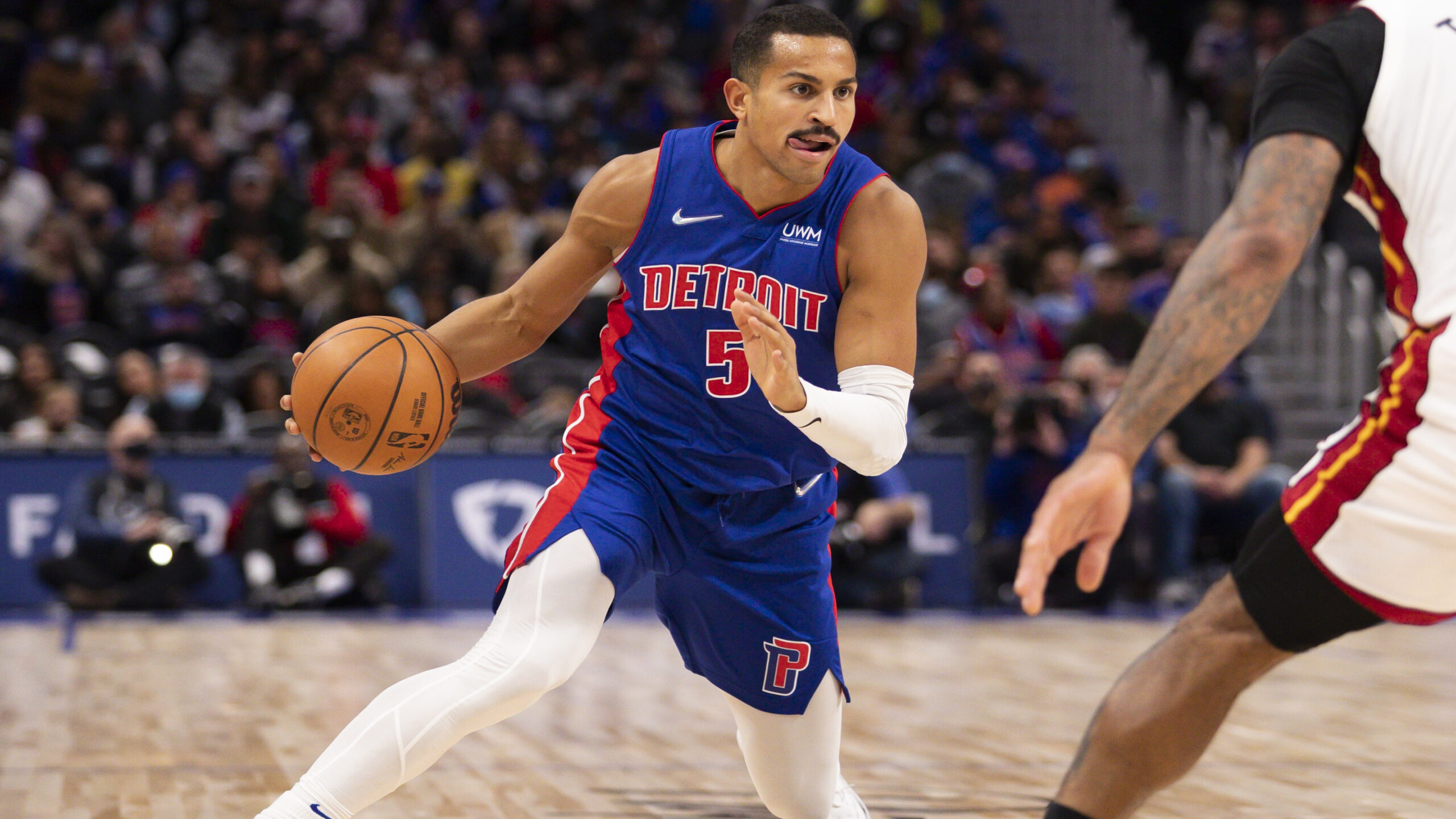 NBA: Miami Heat at Detroit Pistons