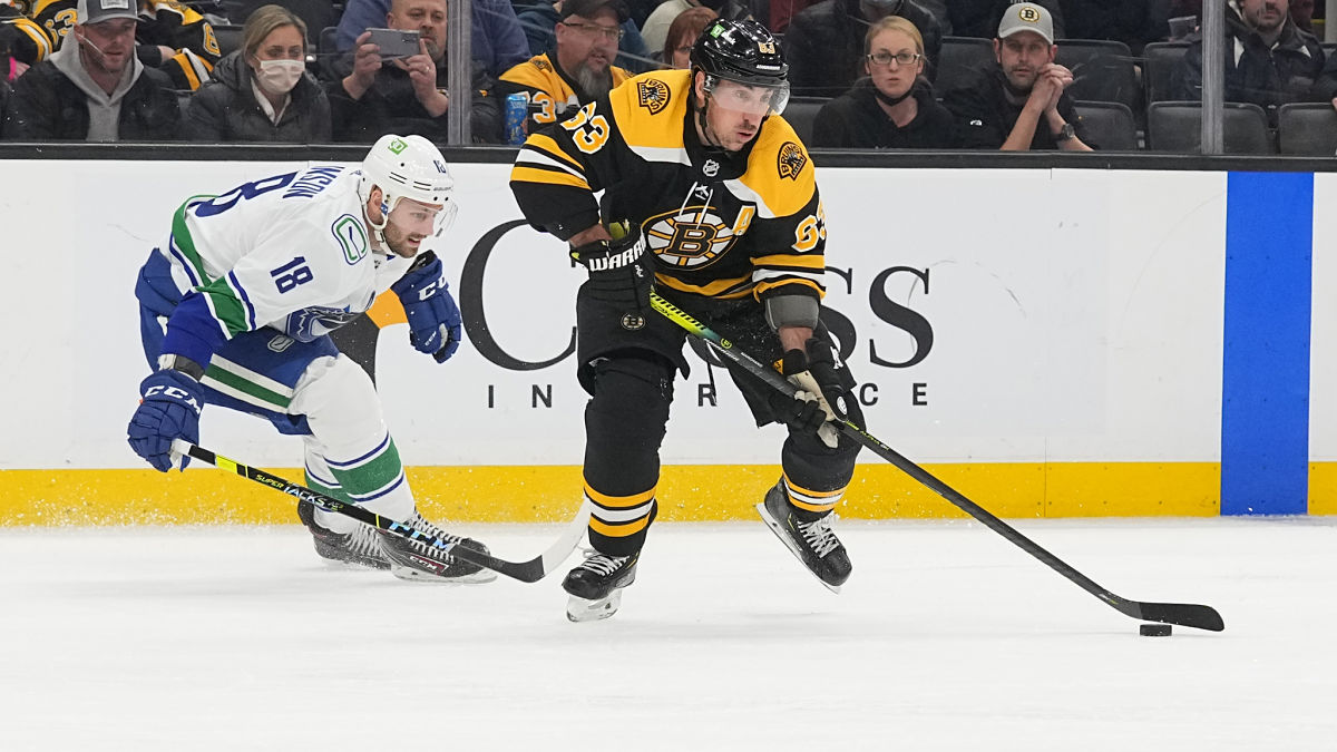 Boston Bruins left wing Brad Marchand